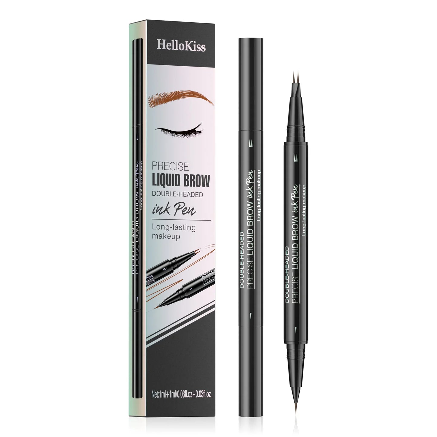 2-in-1 Waterproof Eyebrow Pencil