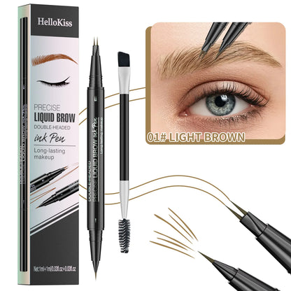 2-in-1 Waterproof Eyebrow Pencil
